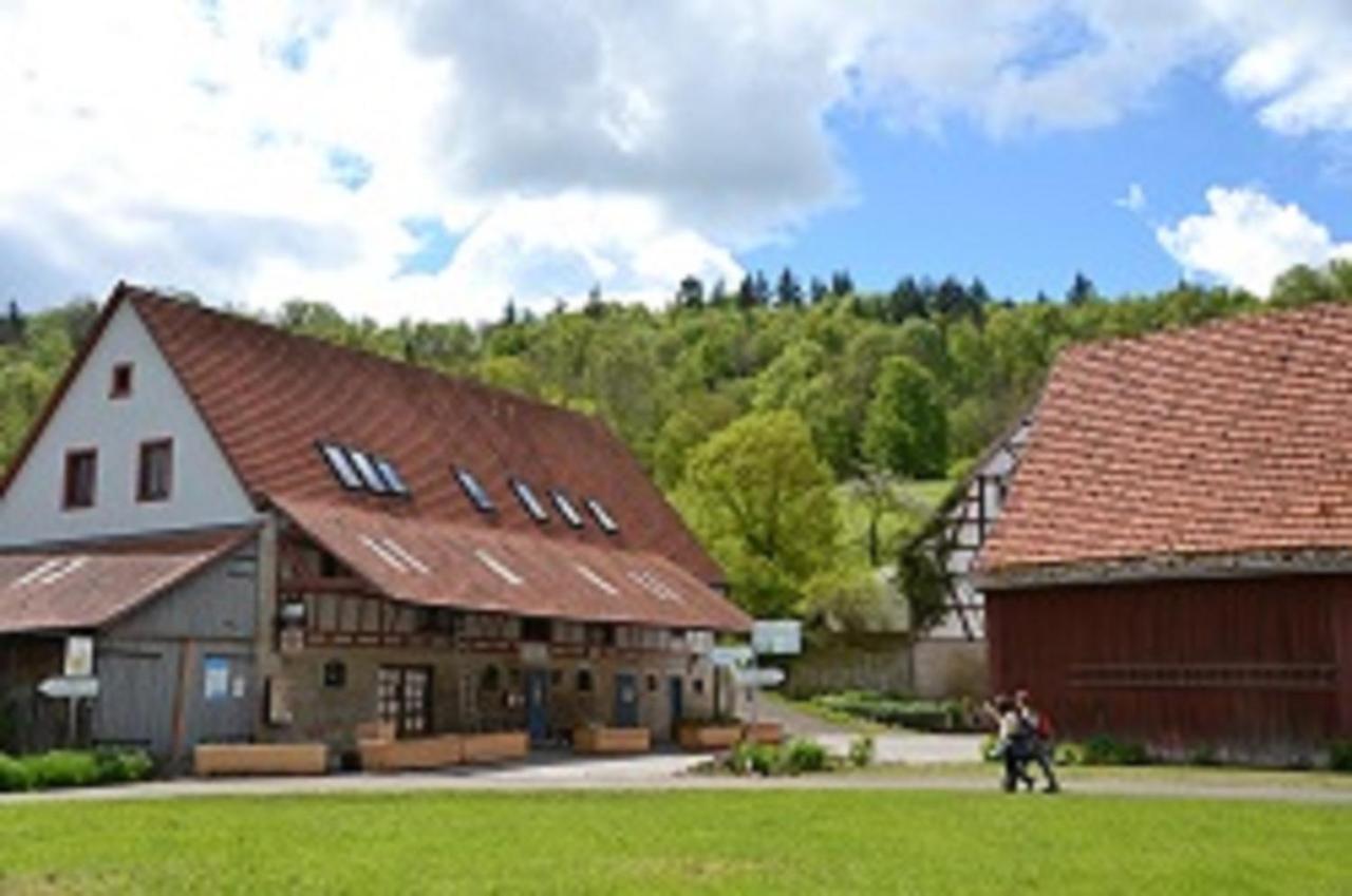 Gasthaus Holdermuehle Creglingen Bagian luar foto