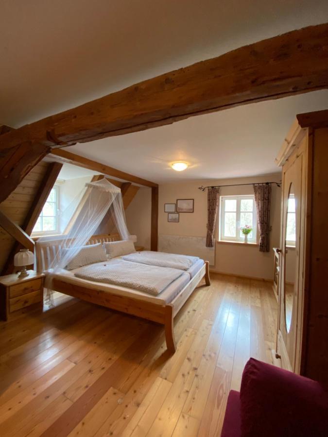 Gasthaus Holdermuehle Creglingen Bagian luar foto