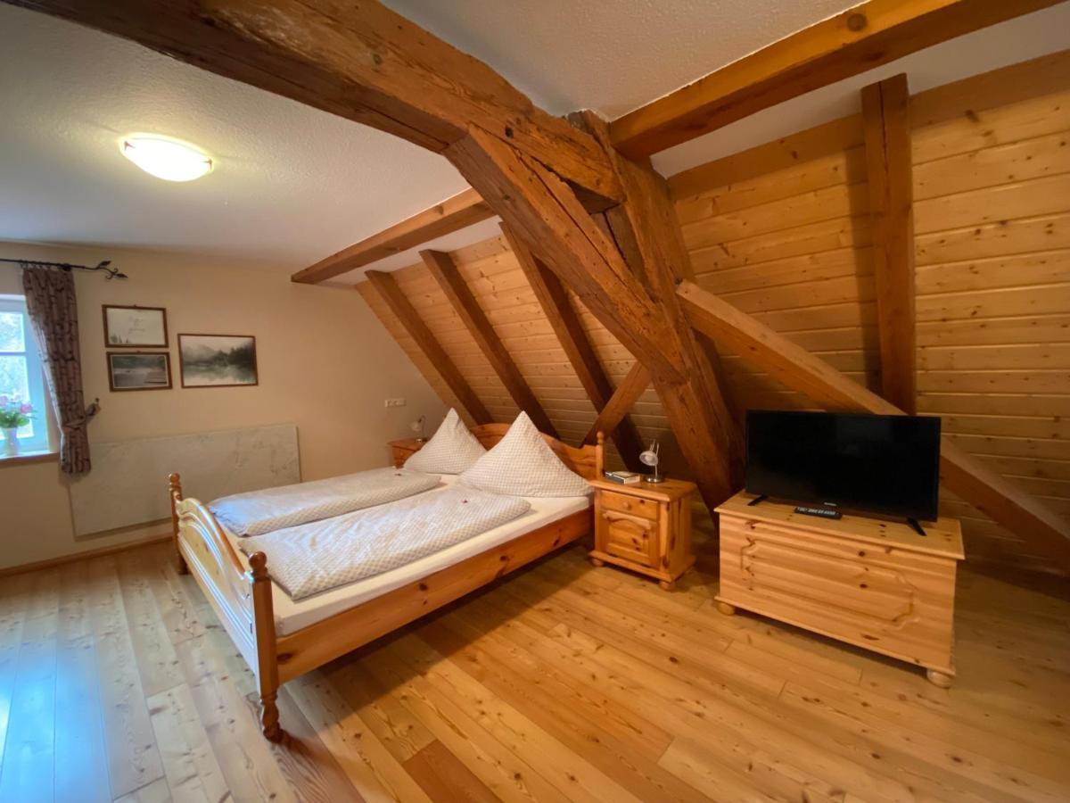 Gasthaus Holdermuehle Creglingen Bagian luar foto