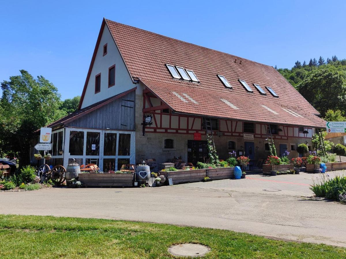 Gasthaus Holdermuehle Creglingen Bagian luar foto