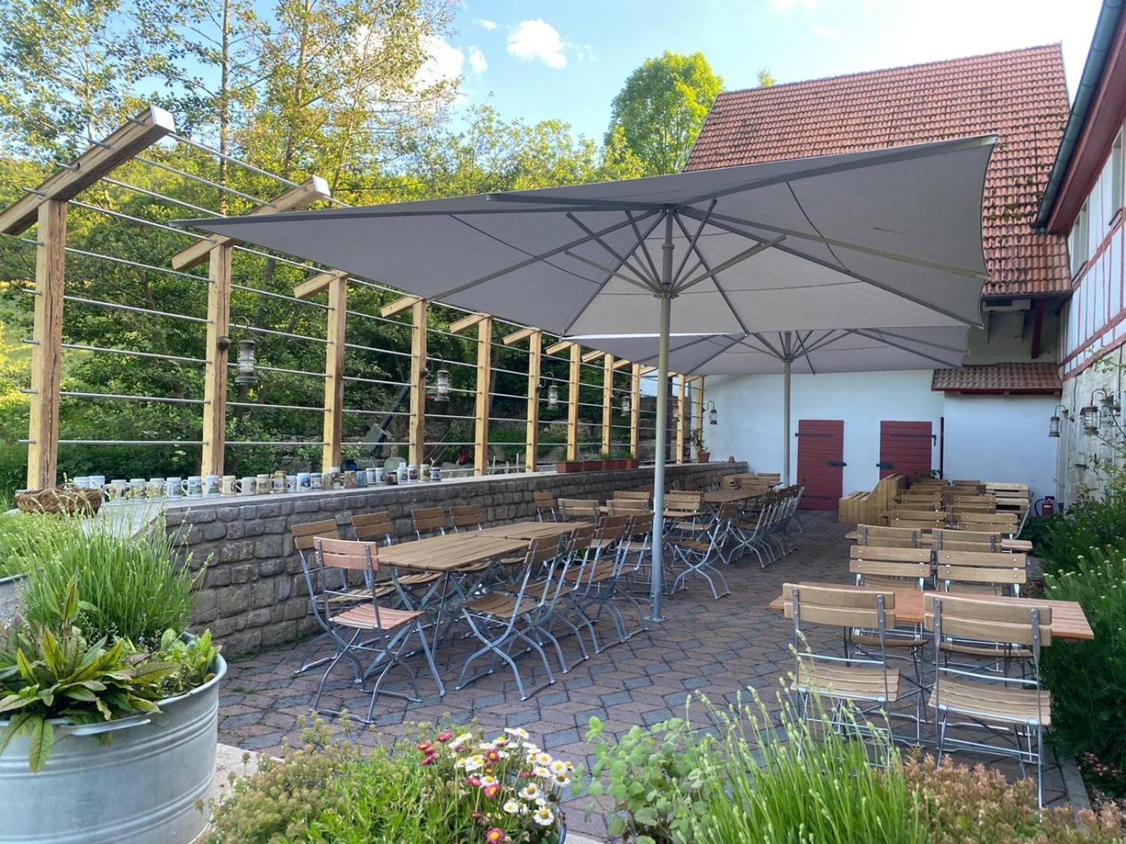 Gasthaus Holdermuehle Creglingen Bagian luar foto